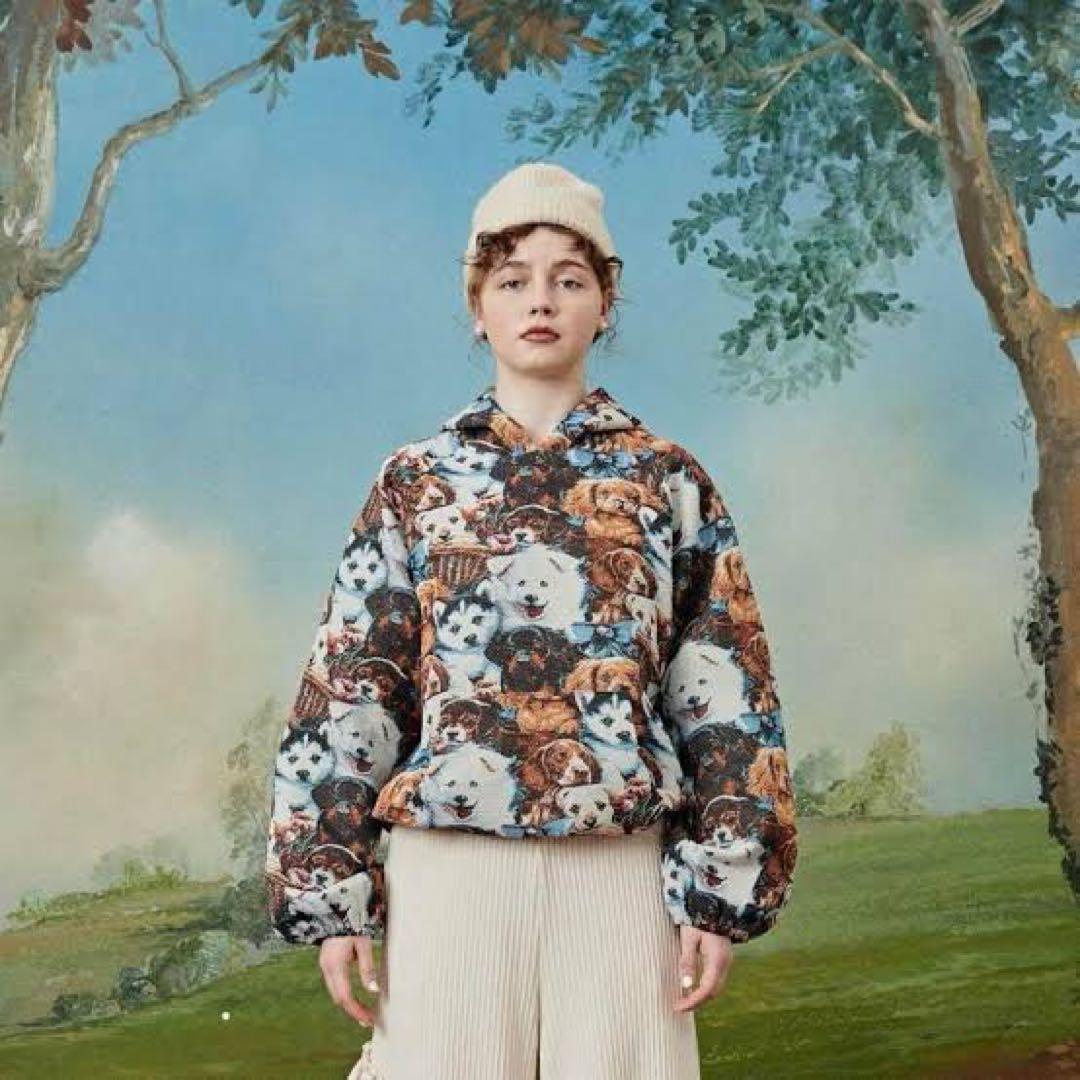 POPPY　あさぎーにょ　メニードッグゴブランパーカー