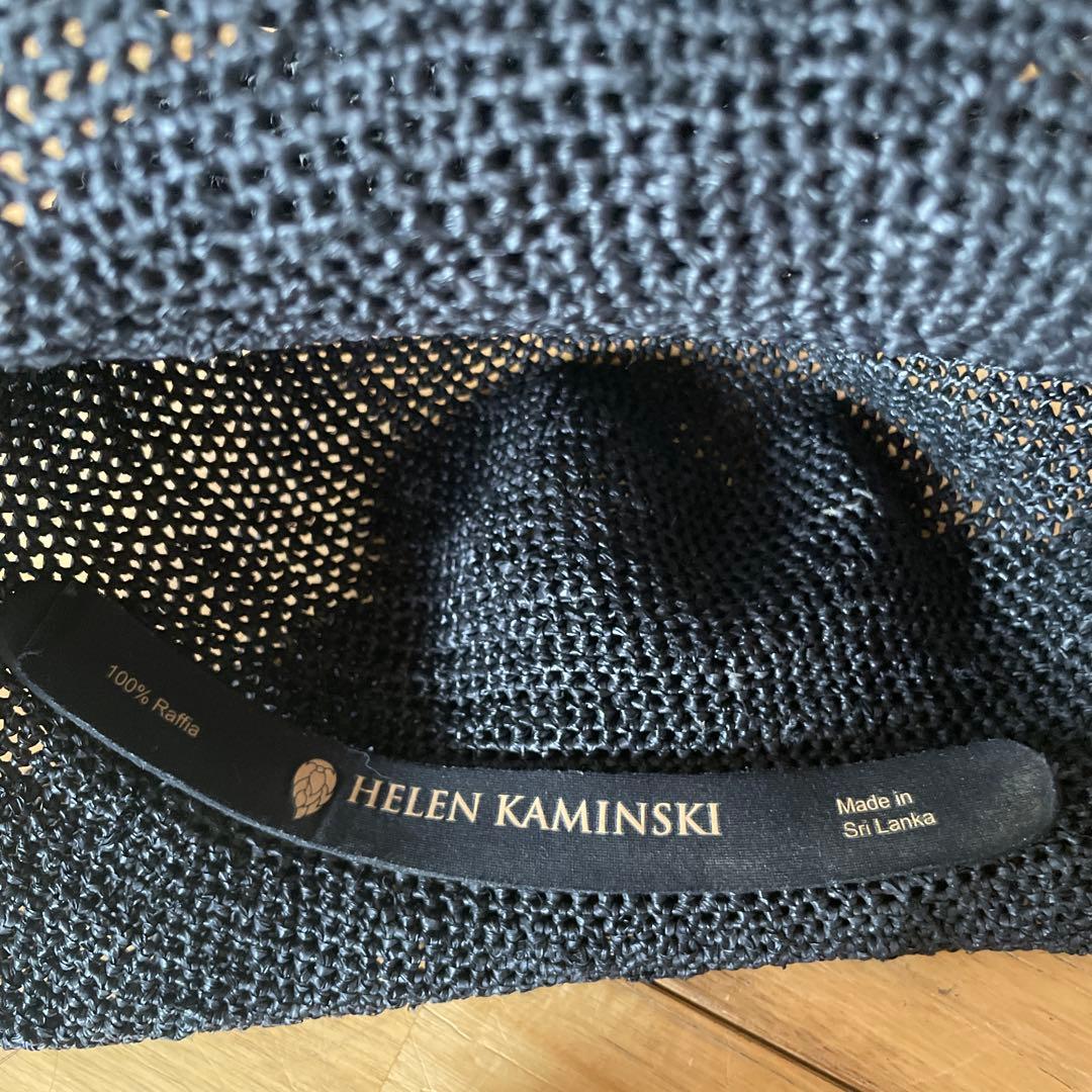 HELEN KAMINSKI ブラックリボン付きハット