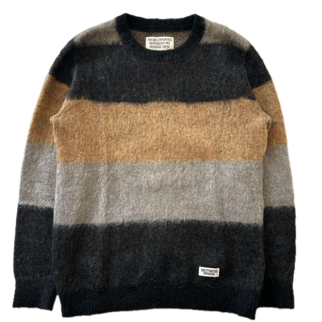 【モヘア混/ WACKOMARIA】GUILTYPARTIES ニット サイズS