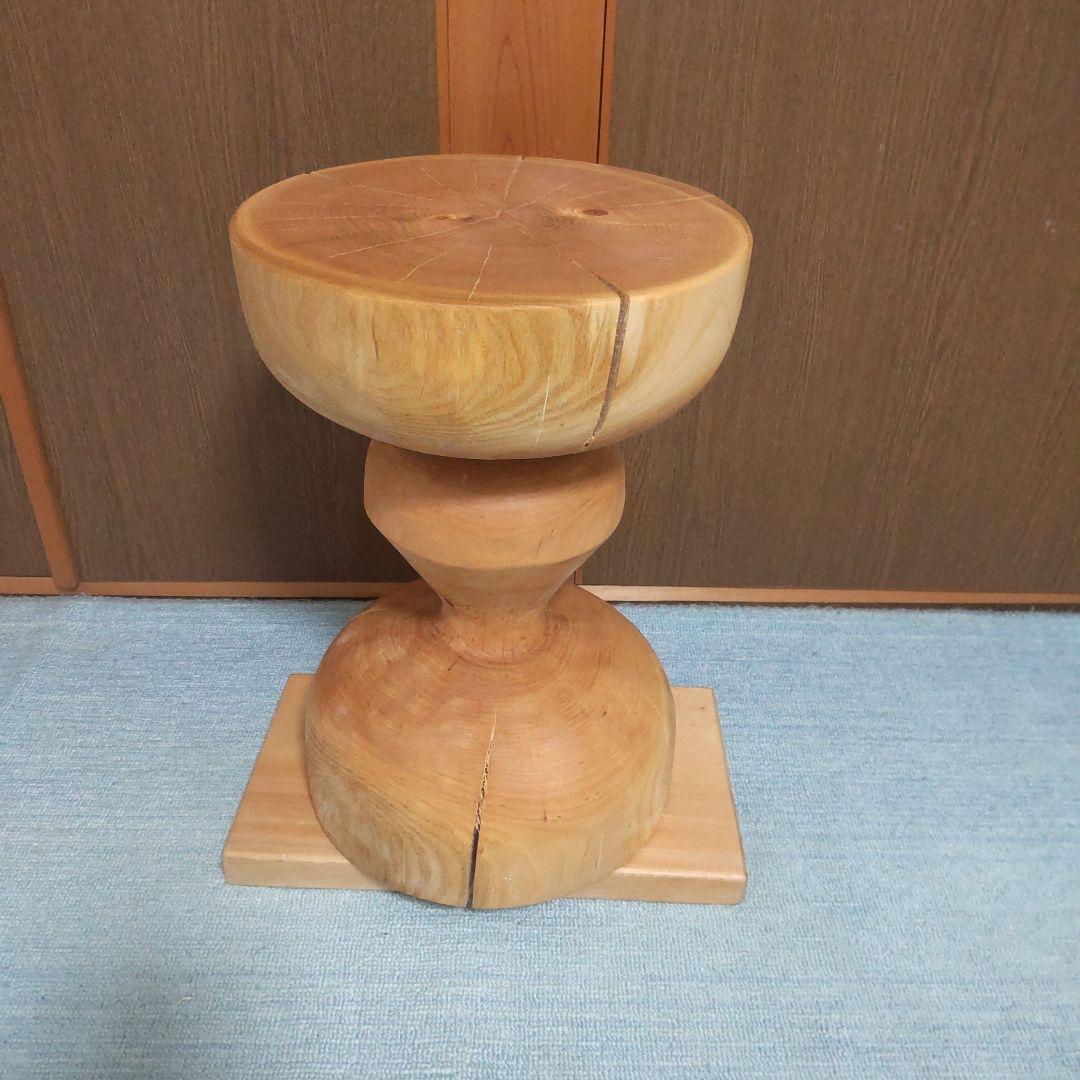 だてかんば丸太椅子スツール