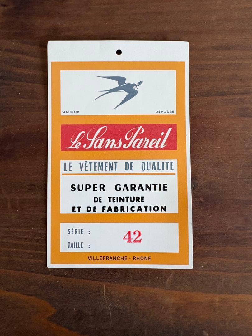 Le Sans Pareil ブラックカバーオール 42 ブラックモールスキン