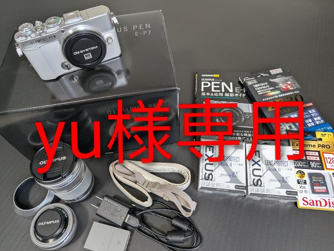 【シャッター数377】OLYMPUS PEN E-P7 EZ ダブルズームキット