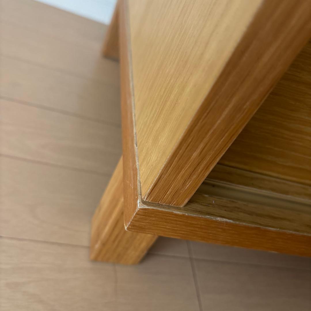 【廃盤】無印良品　オーク材キャビネット送料込み