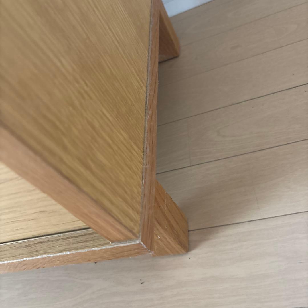 【廃盤】無印良品　オーク材キャビネット送料込み