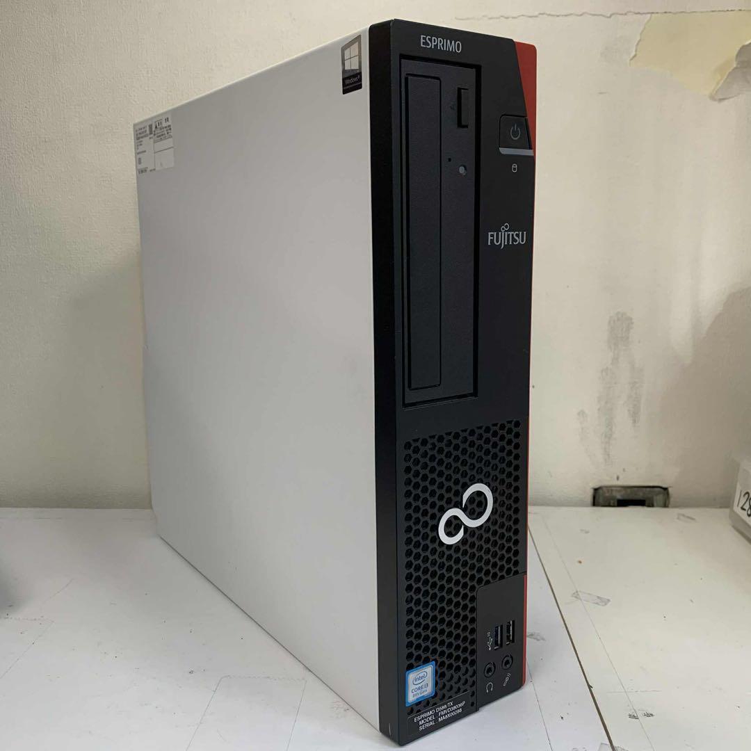 #884 富士通 ESPRIMO D588/TX i3-8100 8GB 256