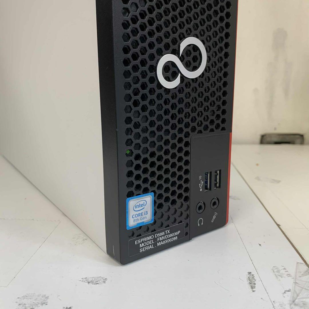 #884 富士通 ESPRIMO D588/TX i3-8100 8GB 256