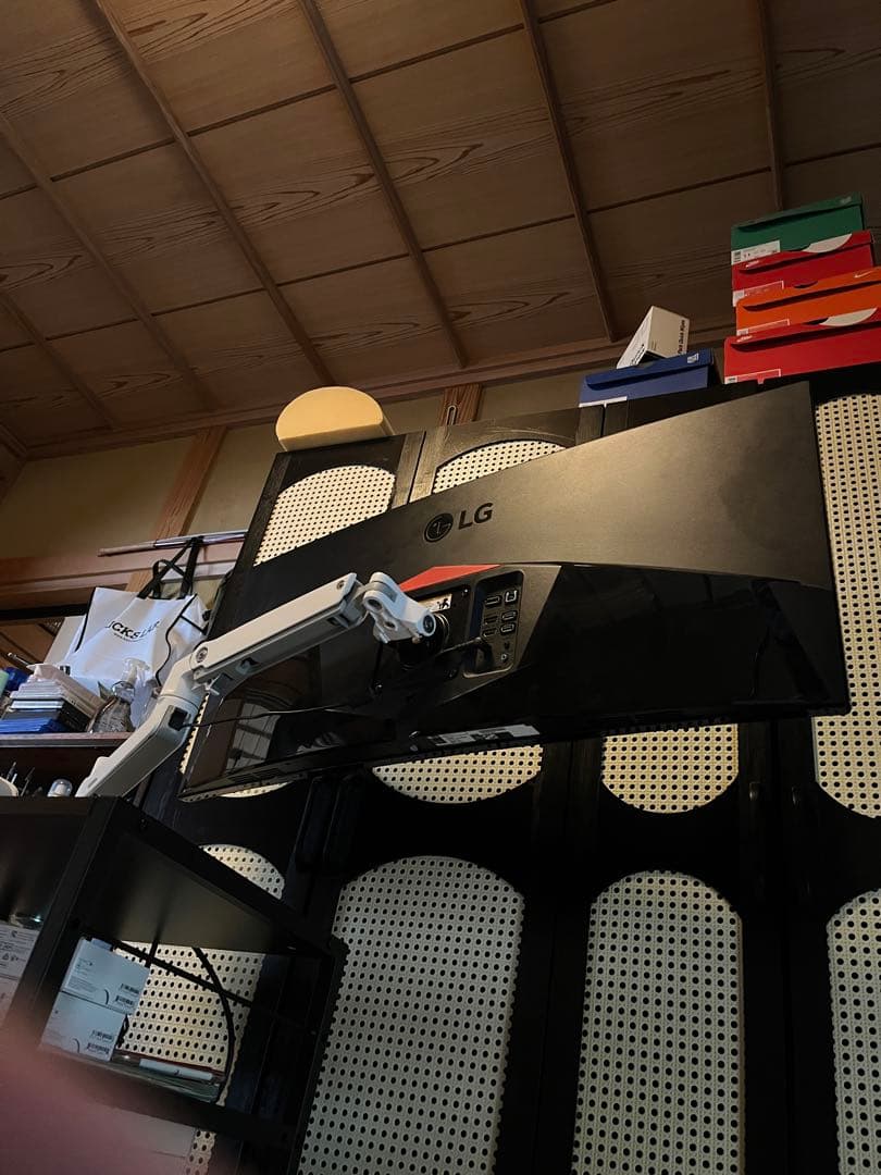 34型ウルトラワイドモニター＋エルゴトロンLXセット【らくらくメルカリ便】