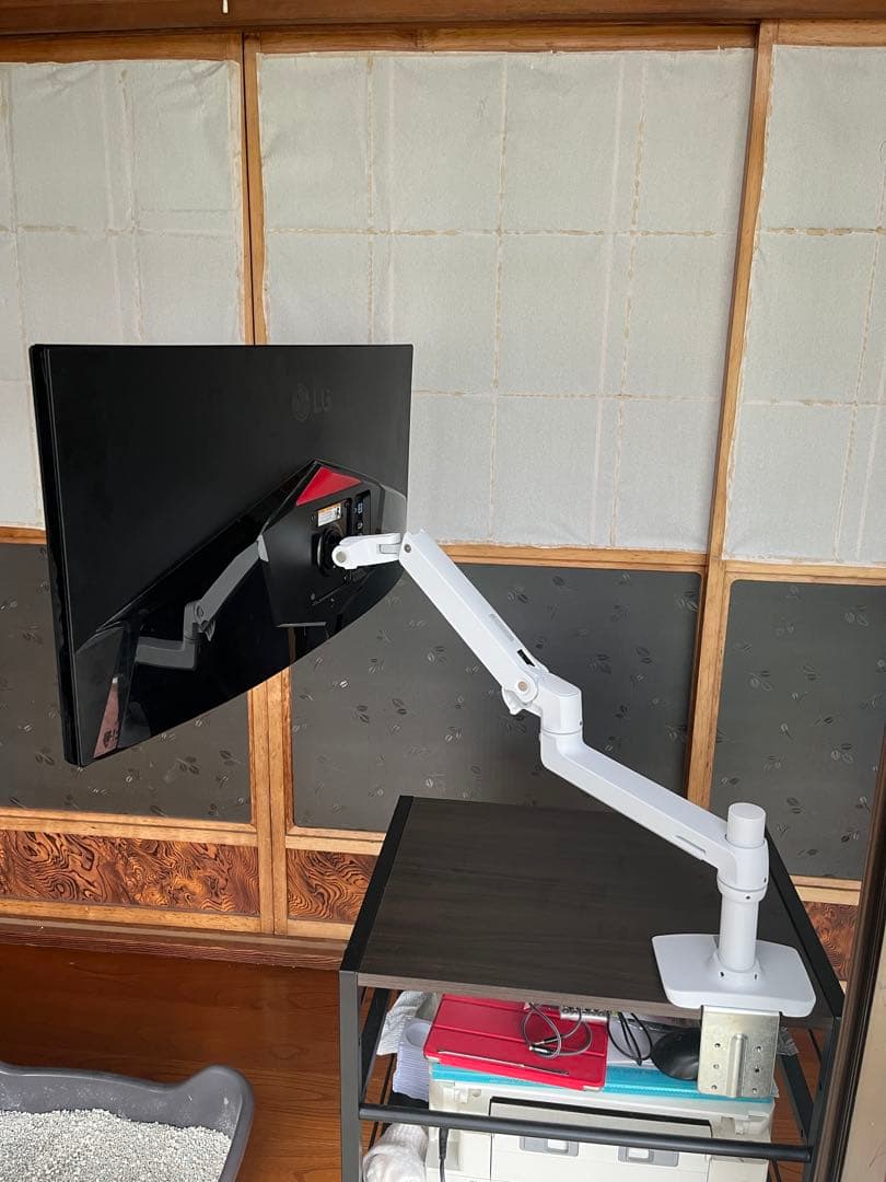 34型ウルトラワイドモニター＋エルゴトロンLXセット【らくらくメルカリ便】
