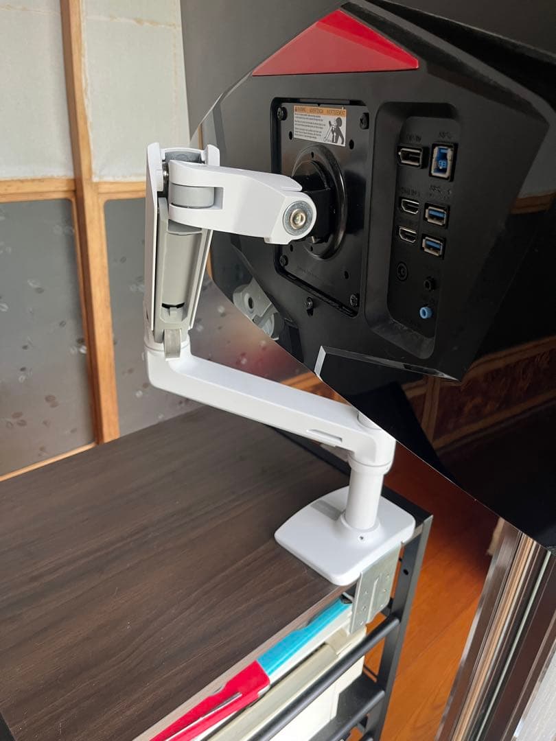 34型ウルトラワイドモニター＋エルゴトロンLXセット【らくらくメルカリ便】