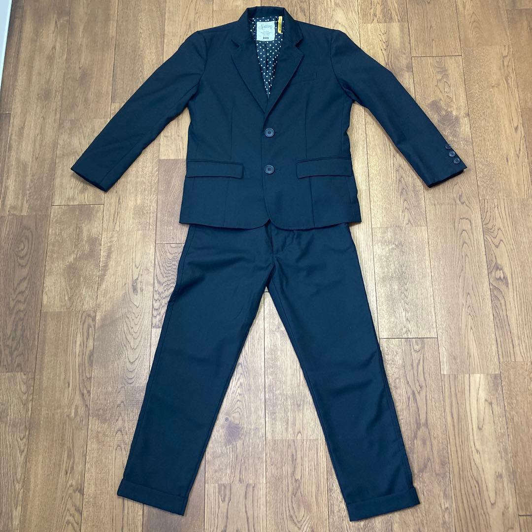 スムージー　セットアップスーツ　ブラック　140㎝