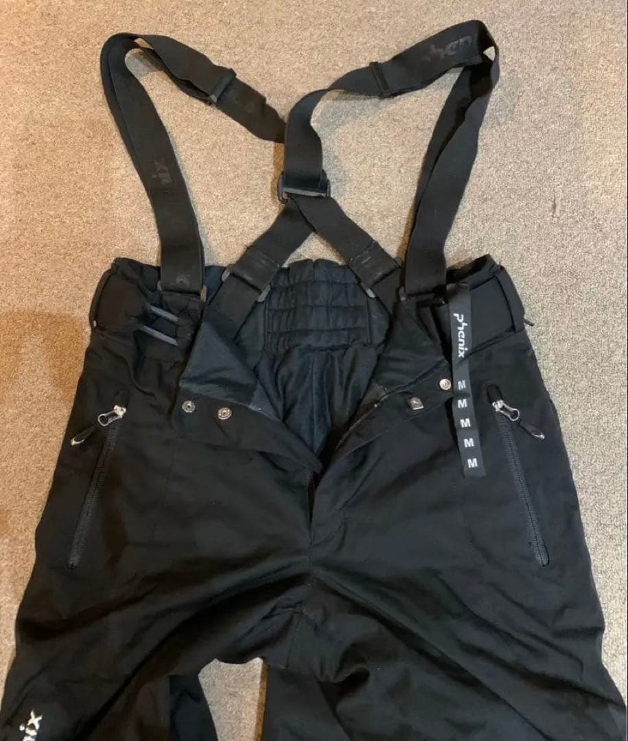 美品 PHENIX サスペンダー付 パンツ ◆ スキー スノボー スクート M