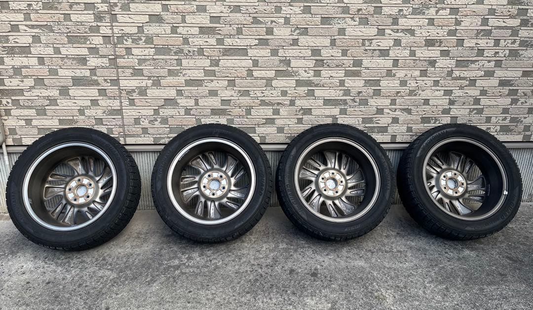 ホンダ 17インチ ホイールセット スタッドレスヨコハマタイヤ付き2本