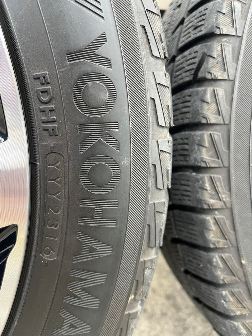 ホンダ 17インチ ホイールセット スタッドレスヨコハマタイヤ付き2本