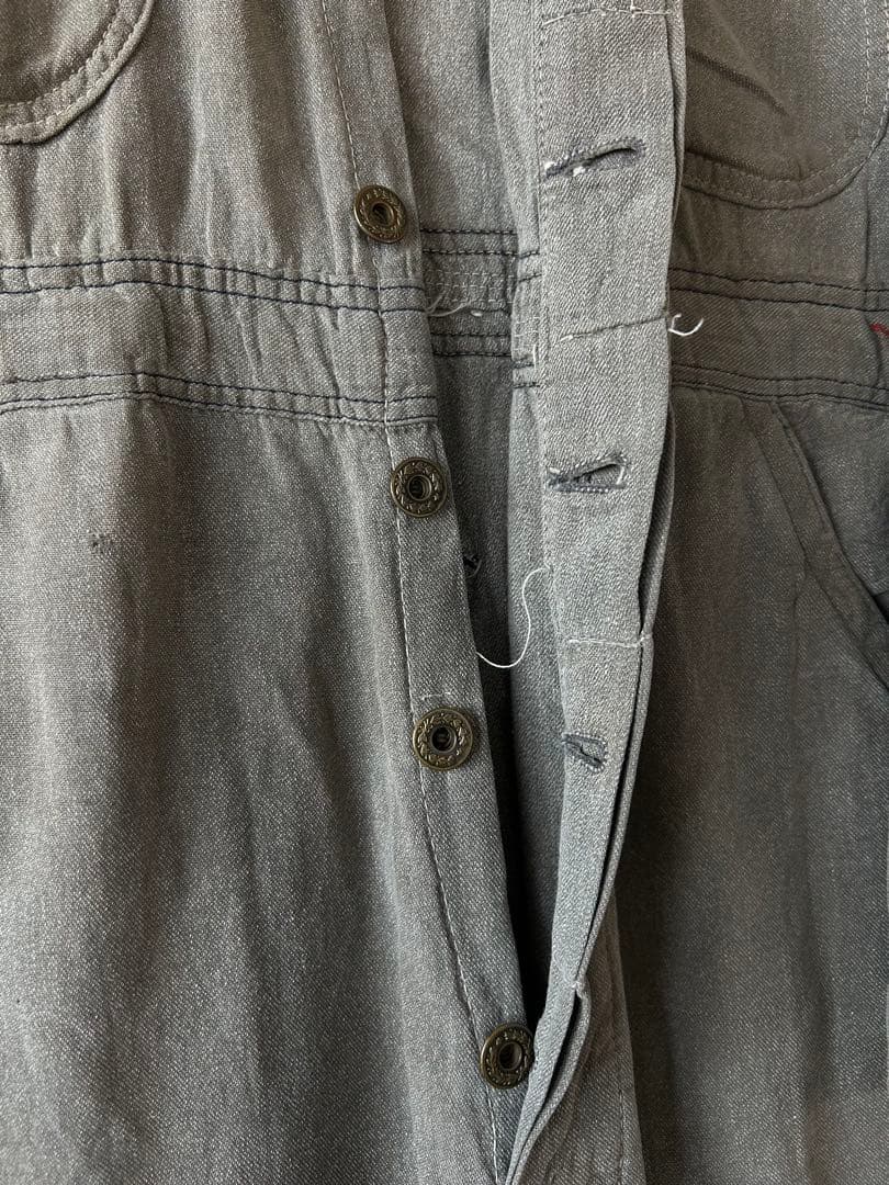 40s ブラックコバート オールインワン 黒シャン ツナギ 月桂樹ボタン