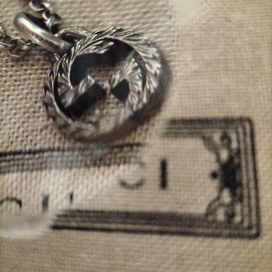 GUCCI シルバーネックレス GGロゴ