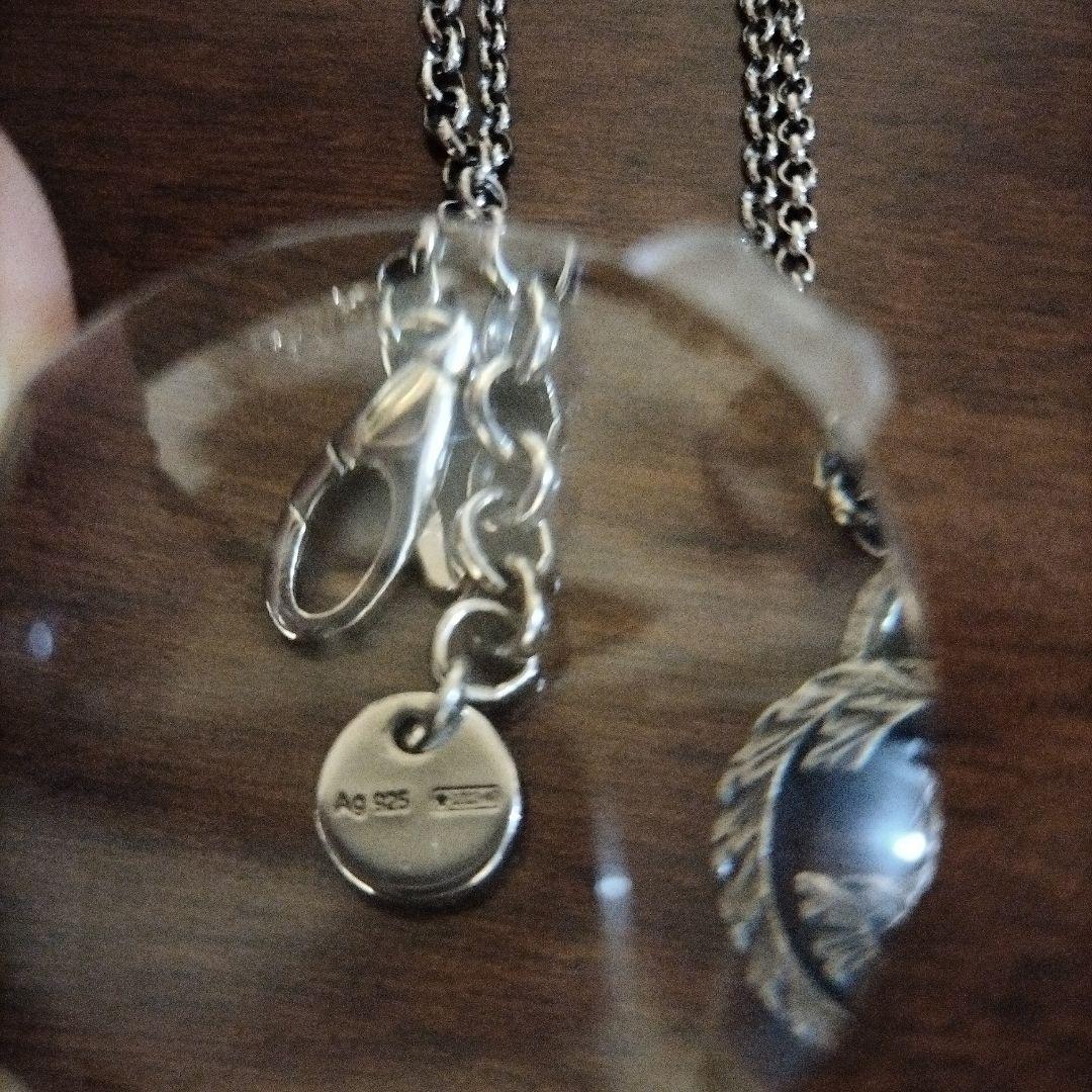 GUCCI シルバーネックレス GGロゴ