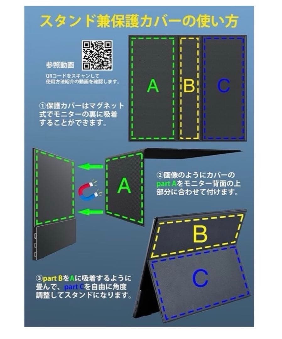 cocopar モバイルモニター 18.5インチ【美品】