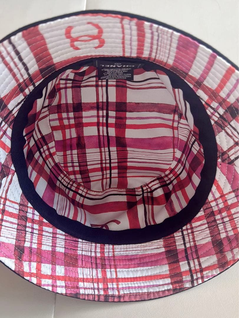 CHANEL バケットハット　ビーズ刺繍　M