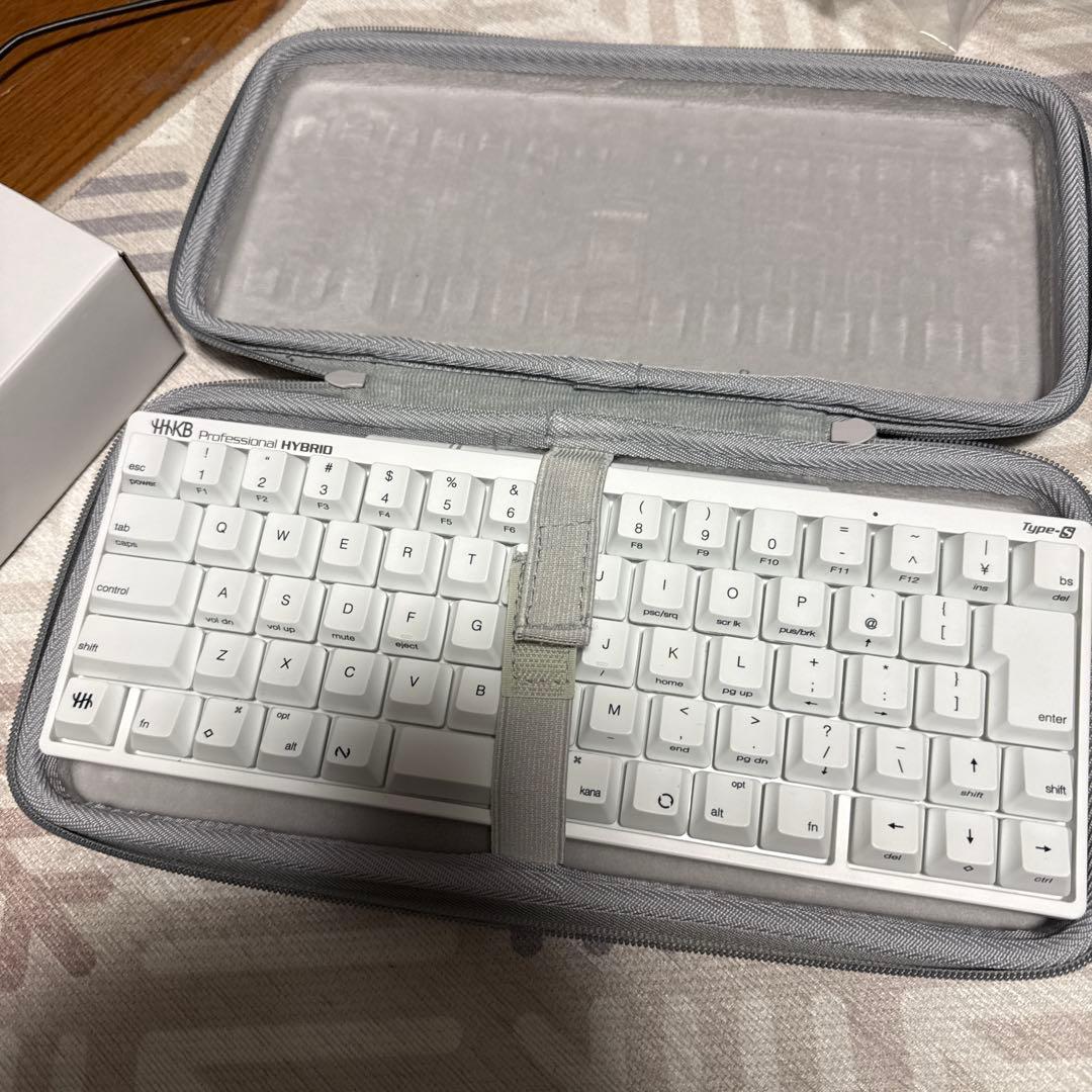 be様用HHKB 日本語雪　➕キーキャップ墨