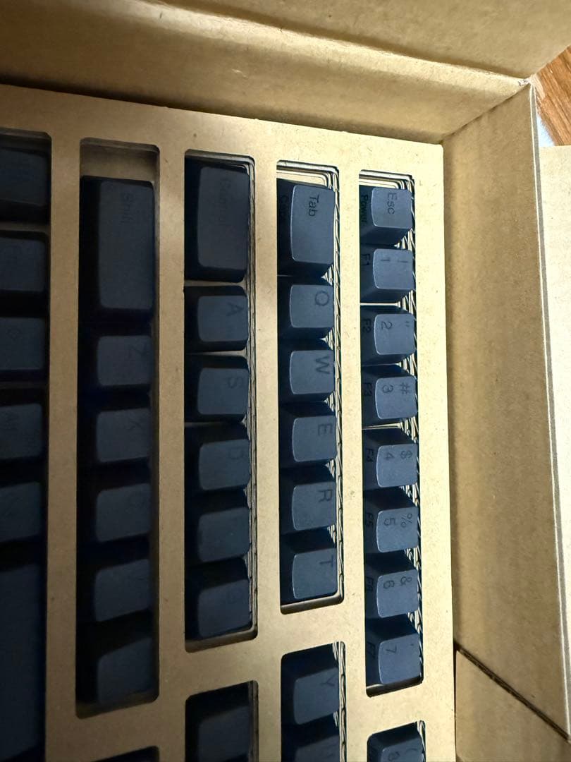 be様用HHKB 日本語雪　➕キーキャップ墨