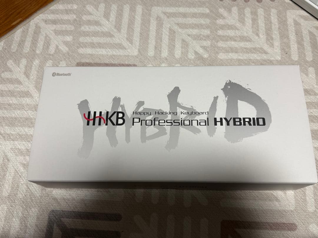 be様用HHKB 日本語雪　➕キーキャップ墨