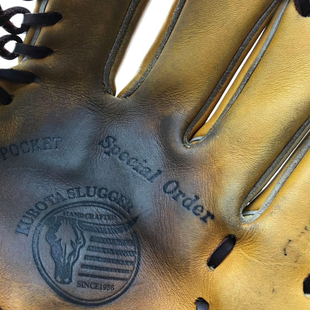 【美品】久保田スラッガー　スペシャルオーダーグローブ　内野手用