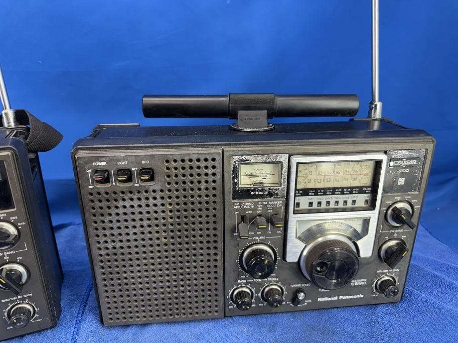 National Panasonicクーガー 2200ラジオジャンク2台まとめて