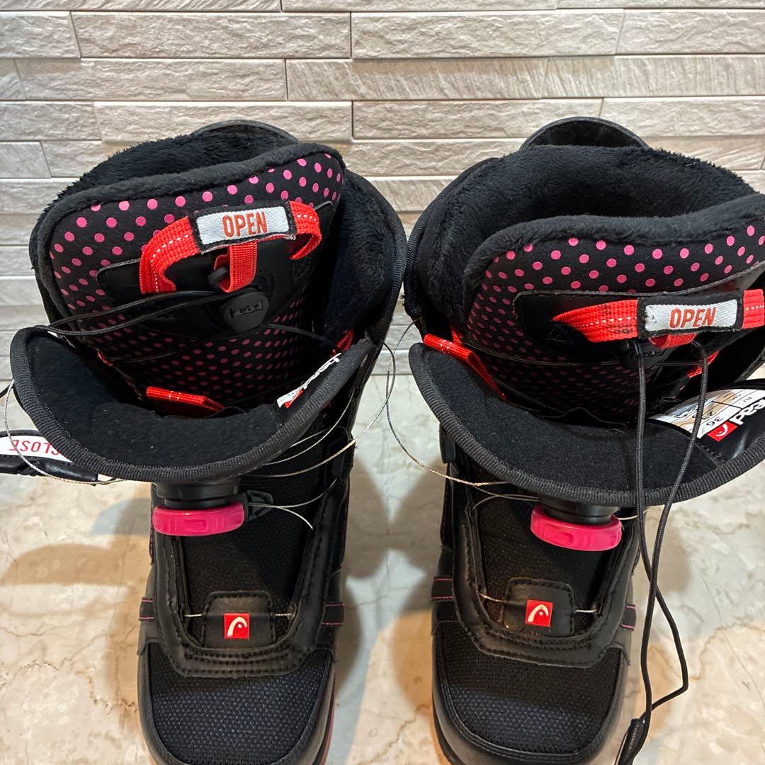 【美品】HEAD スノーボードブーツ　23㎝