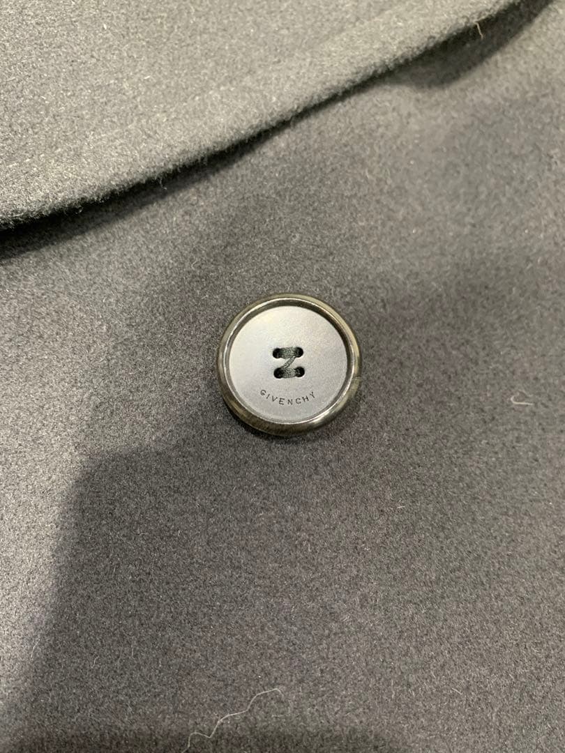 GIVENCHY ウールカシミヤ 8ボタン ピーコート