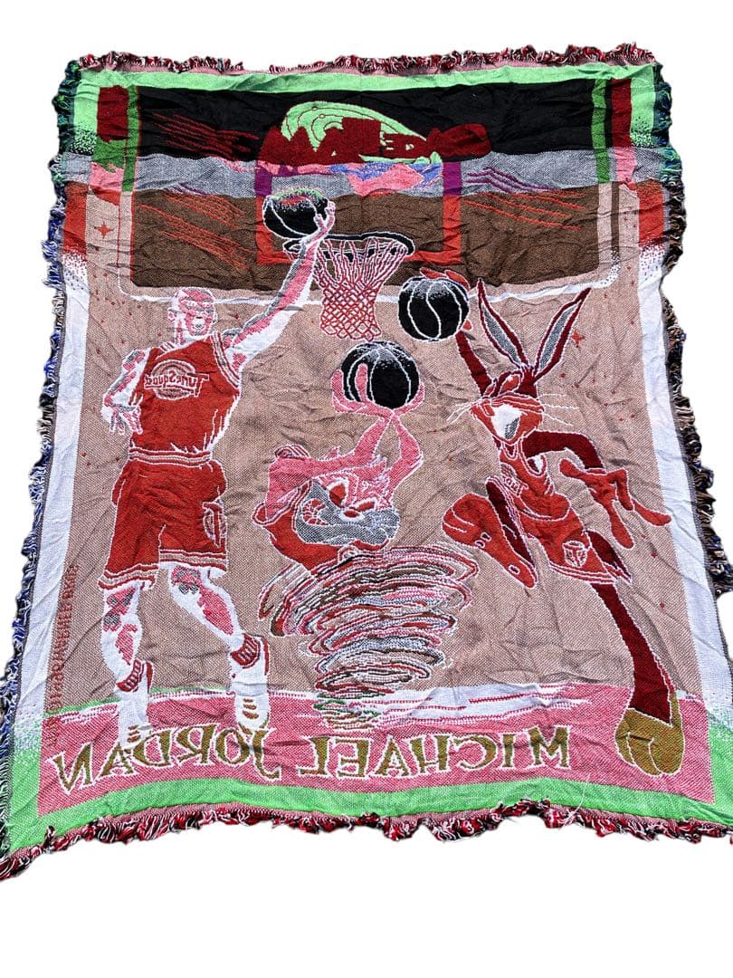 【VINTAGE】ラグ マット SPACE JAM ルーニーテューンズ MJ