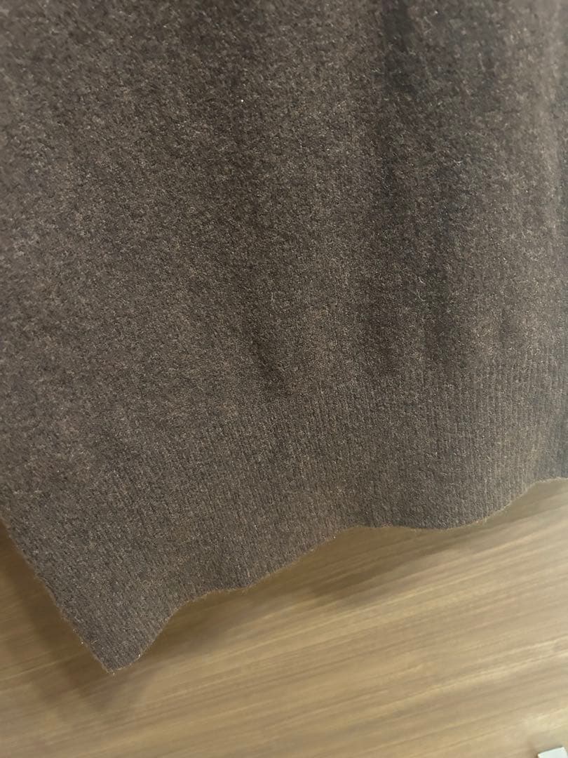 アンヌーク　コクーンニットワンピース 36 ブラウン