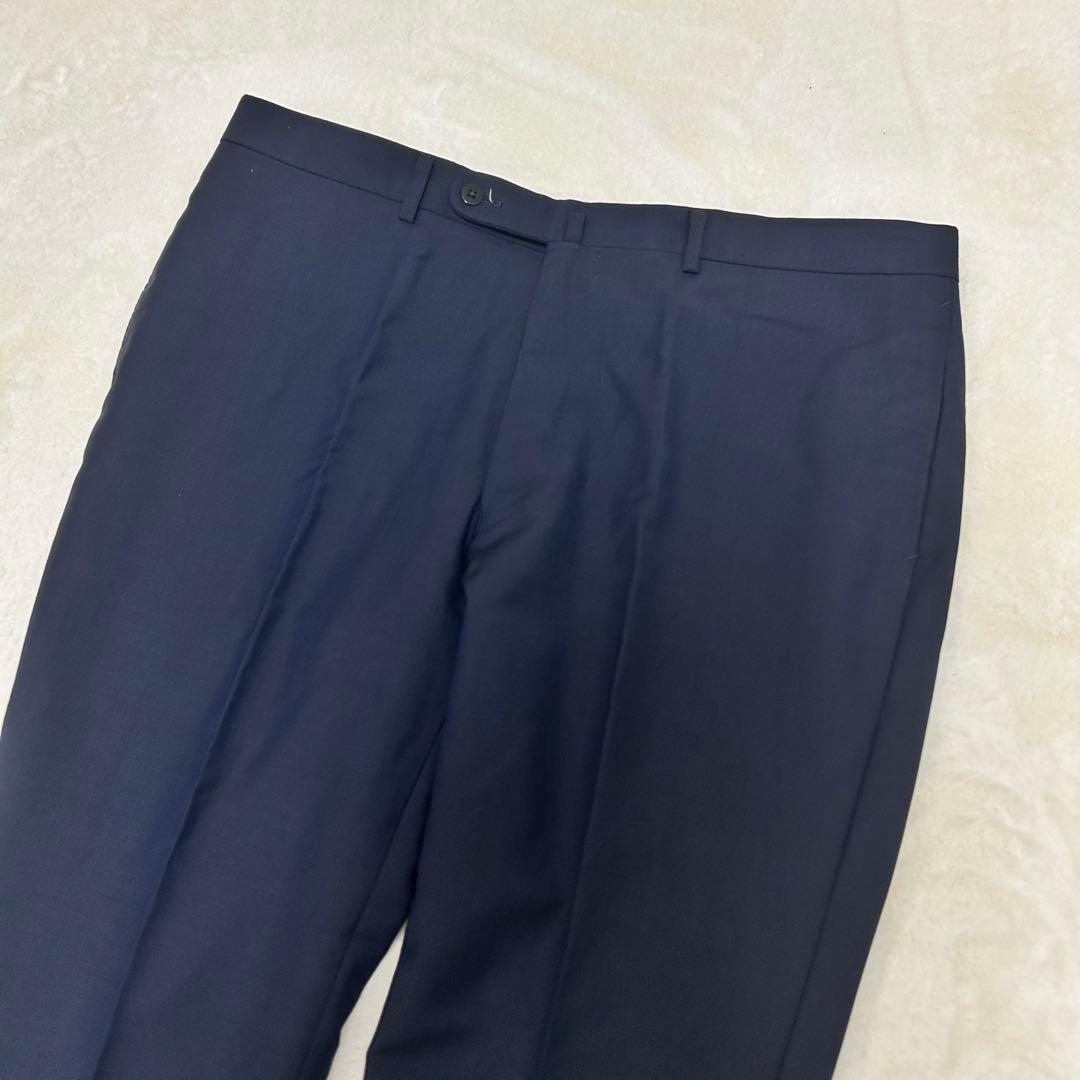 【極美品】ビームスエフ カノニコ スーツ セットアップ ネイビー XL