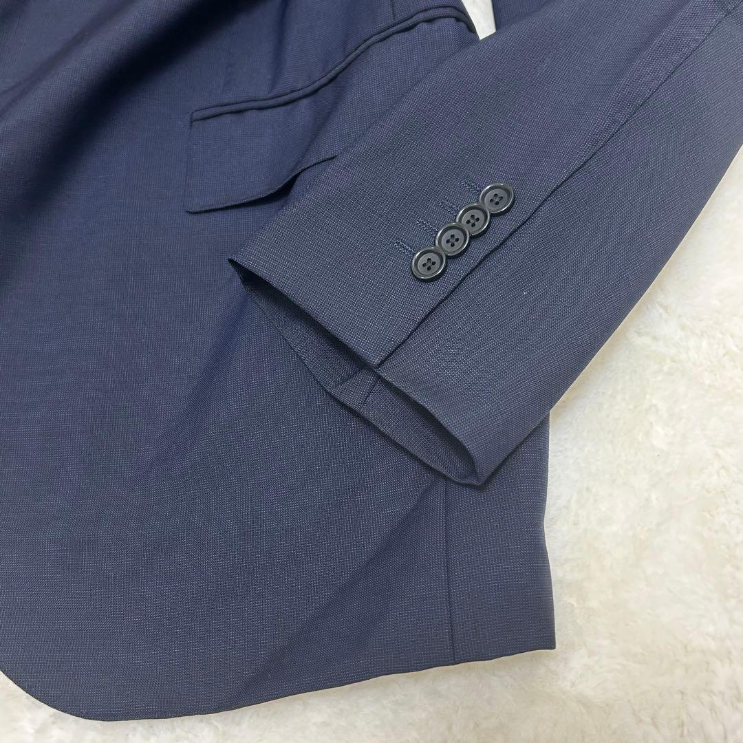 【極美品】ビームスエフ カノニコ スーツ セットアップ ネイビー XL