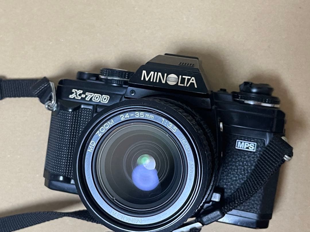 MINOLTA X-700 動作未確認　レンズ付き　ストロボ付き