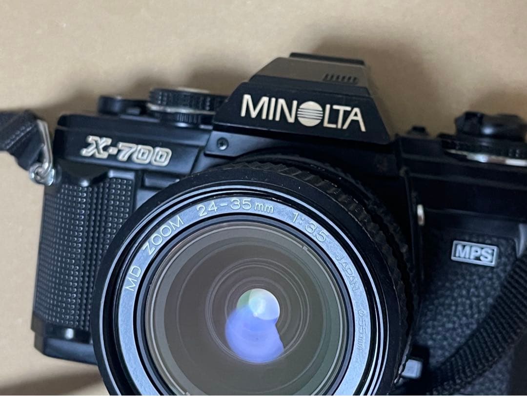 MINOLTA X-700 動作未確認　レンズ付き　ストロボ付き