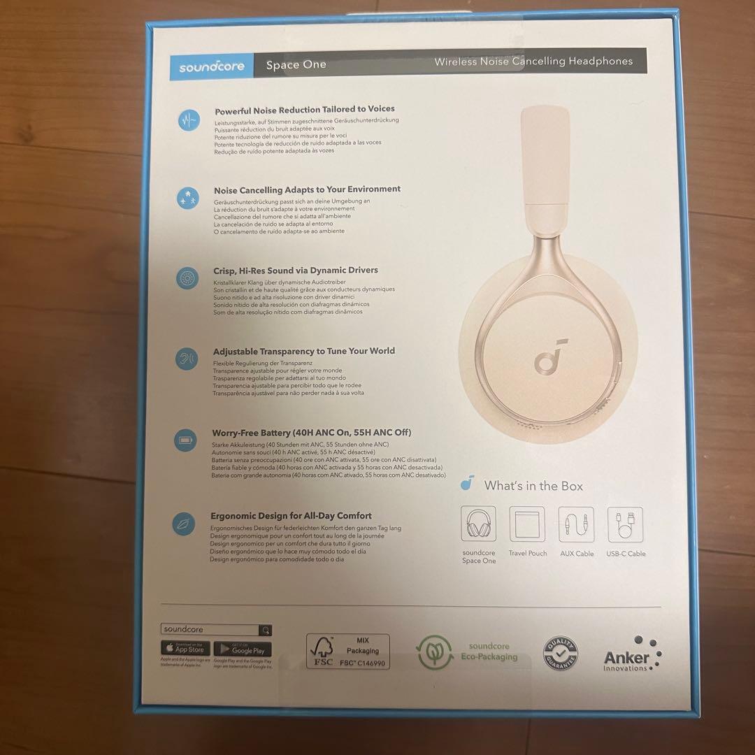 【未開封品】Soundcore Space Oneホワイト