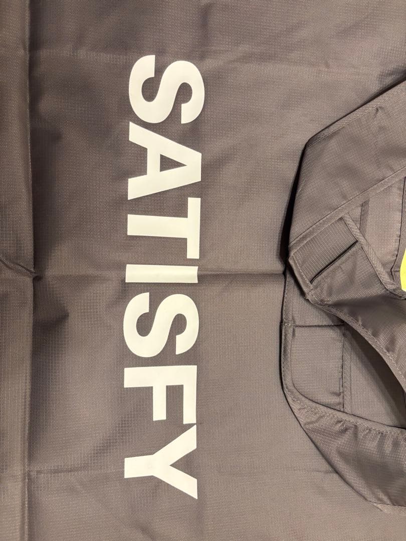 SATISFY グレー エコバッグ