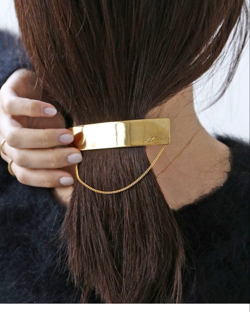 LETICIA VALLETTA 03 Gold ゴールド　バレッタ