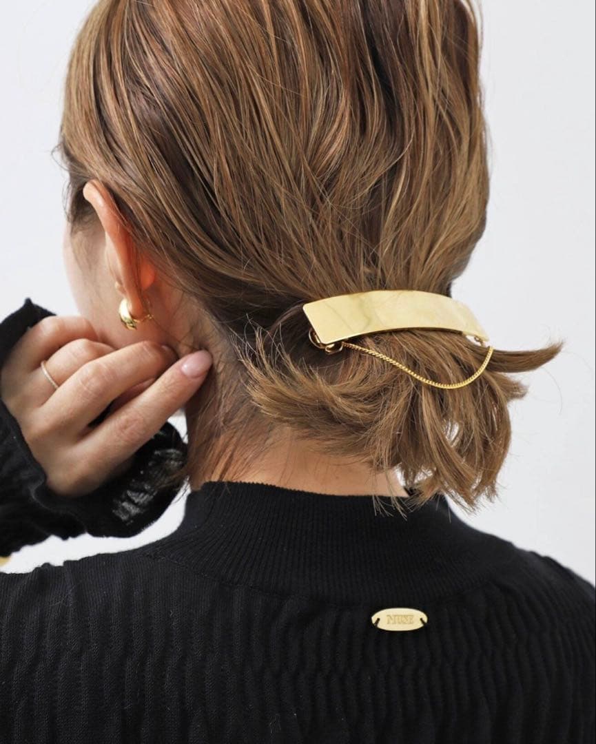 LETICIA VALLETTA 03 Gold ゴールド　バレッタ