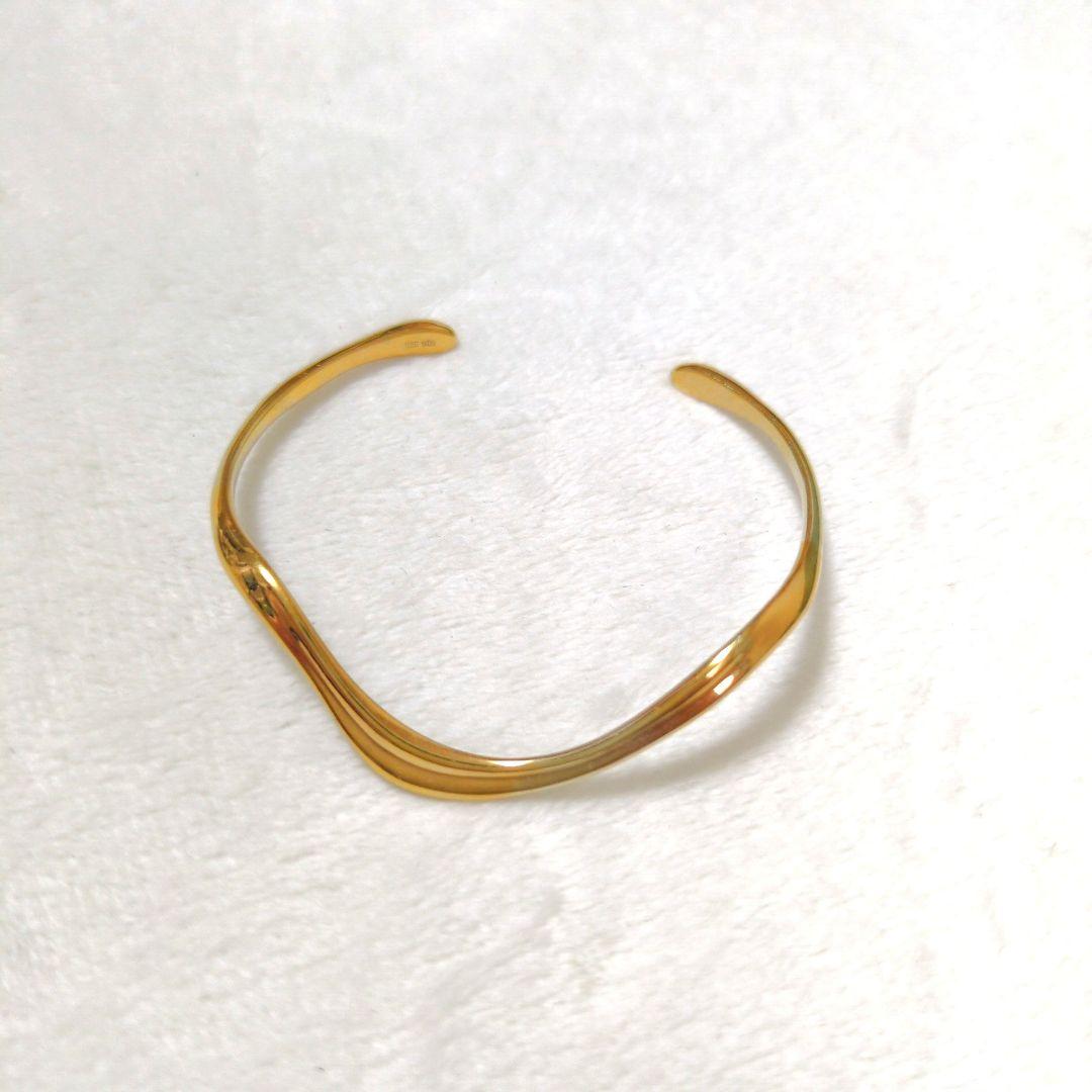 ete ウォーターフロー バングル　ゴールド　ブレスレット　エテ　美品