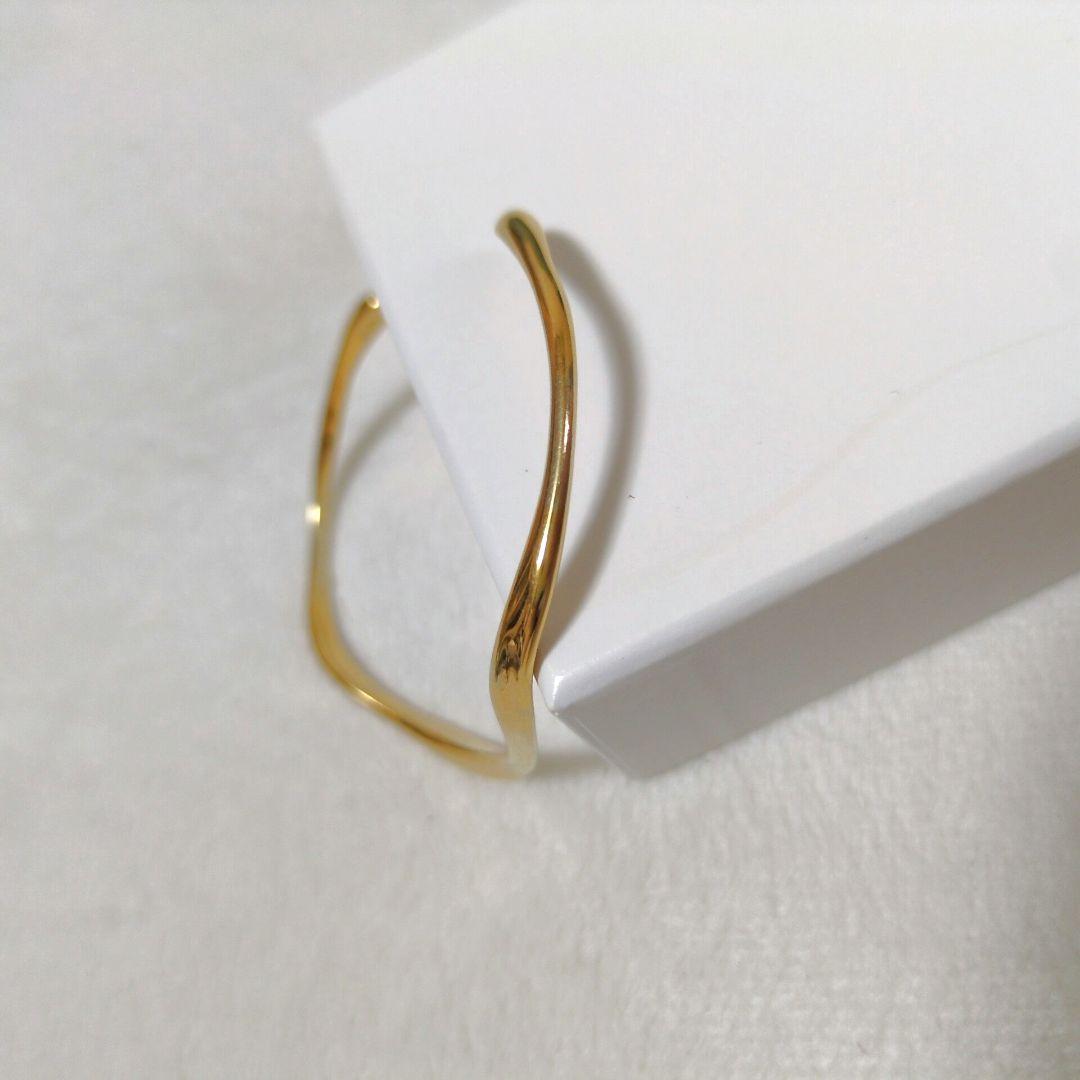ete ウォーターフロー バングル　ゴールド　ブレスレット　エテ　美品