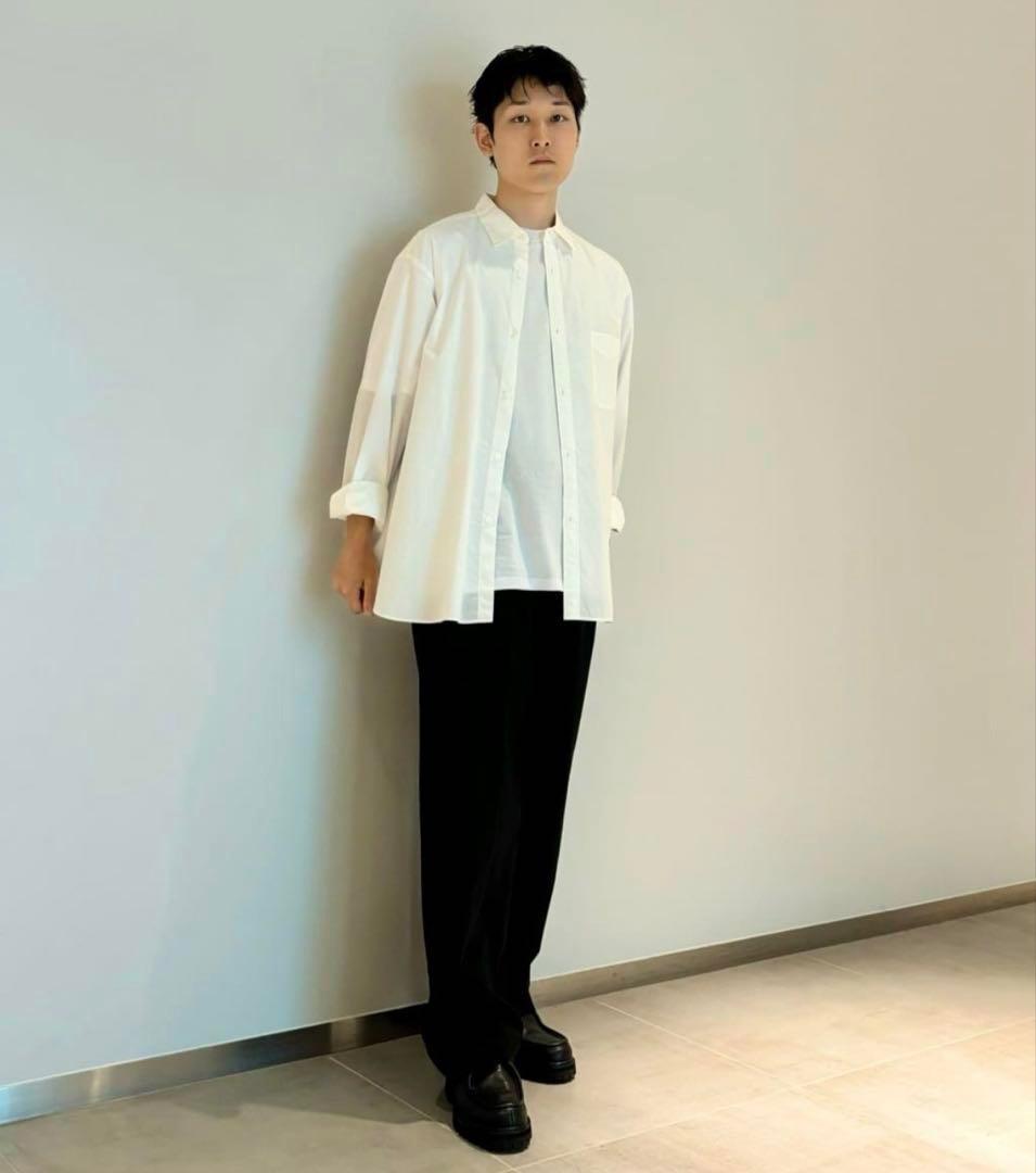 Steven Alan ウエポンニドムツープリーツドレストラウザーズ　M 黒