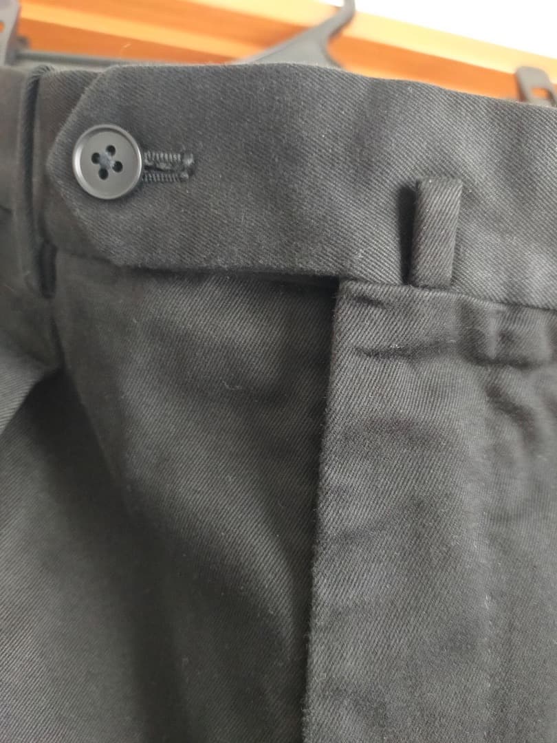 Steven Alan ウエポンニドムツープリーツドレストラウザーズ　M 黒