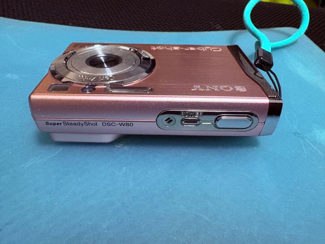 デジカメ　ソニー　サイバーショット　DSC-W80 ピンク　動作品　美品