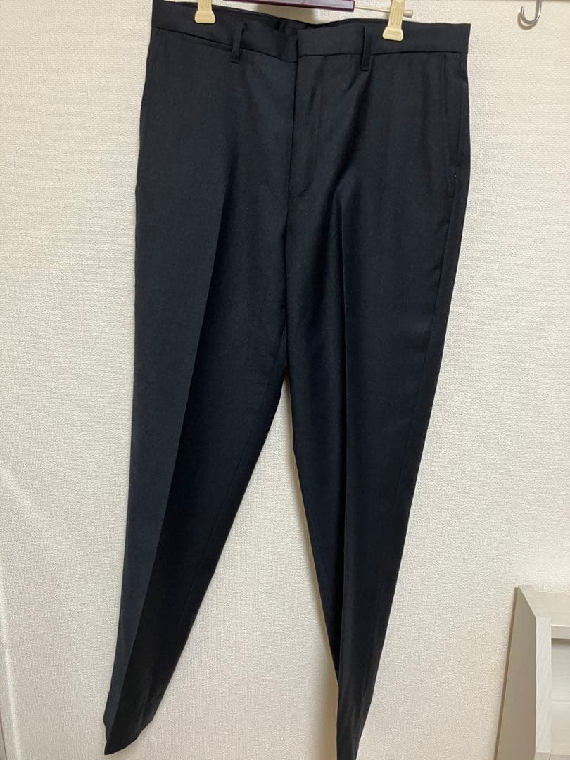 UNIQLO +j ウールジャケット ウールパンツ ダークグレー セットアップ