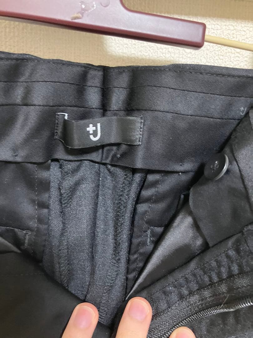 UNIQLO +j ウールジャケット ウールパンツ ダークグレー セットアップ