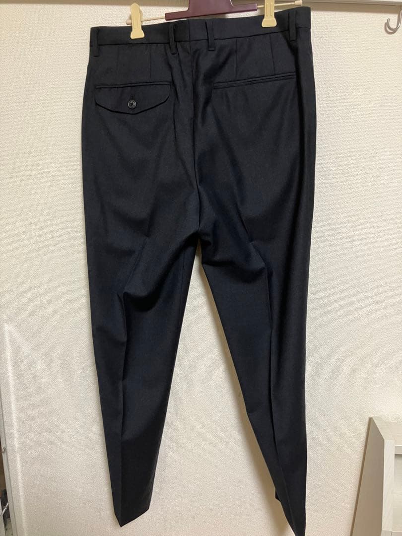 UNIQLO +j ウールジャケット ウールパンツ ダークグレー セットアップ