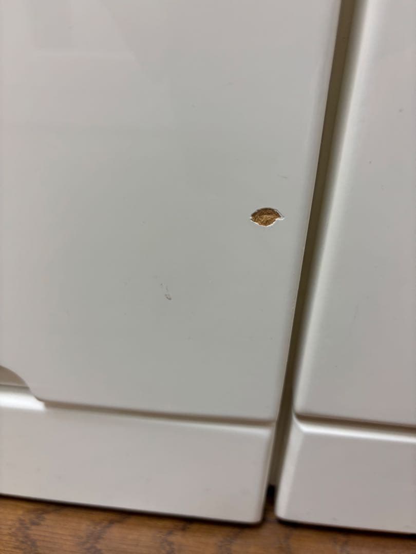 がじら　ニトリ　白　ブレザータンス　引き出し有