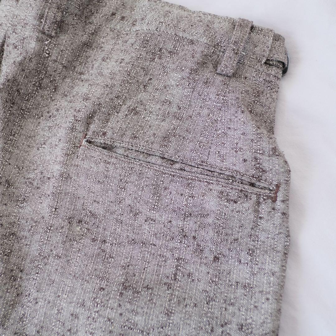 50s 60s USA製 絣 カスリ スラブ レーヨン スラックス