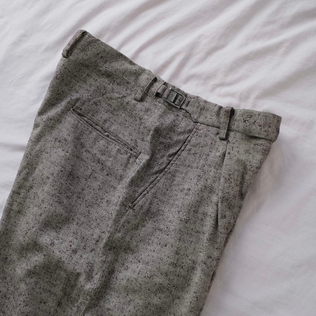 50s 60s USA製 絣 カスリ スラブ レーヨン スラックス